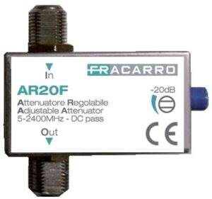 Attenuatore in linea regolabile da 20dB_AR20F