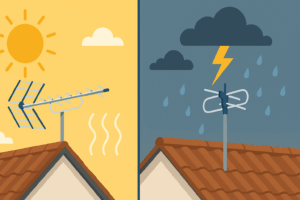 Come la Pioggia e le Condizioni Meteorologiche Influiscono sul Segnale dell’Antenna TV